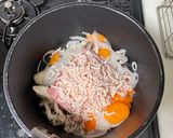 超簡単！スライス野菜のカルボナーラパスタ作り方2写真