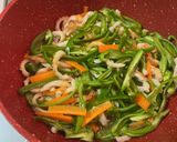 竹輪で　青椒肉絲作り方4写真