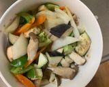 肉無チクワさっぱりクリーミー甘酢味野菜炒作り方14写真