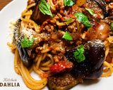 【茄子と挽き肉🍝】生トマトミートパスタ🇮🇹簡単🍆🍅作り方5写真