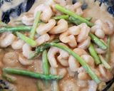 アスパラとエビのマヨ醤油炒め作り方6写真