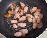 かぼちゃとウインナーのサラダ♪作り方3写真