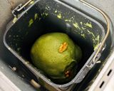 抹茶とよもぎのパンドミー♡胡桃・米粉HB作り方6写真
