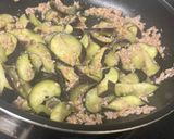 茄子のガーリック肉味噌ソテー作り方3写真