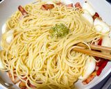 ハムと旬の野菜のぺぺロンチーノ風作り方4写真