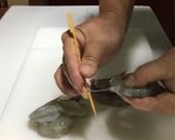 海老のガーリックレモンペペロンチーノ作り方6写真