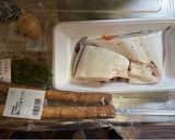 石かれいとごぼうの煮付け作り方1写真