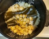 自信作★炊飯器で炊くベビーホタテご飯作り方1写真