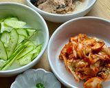 米泥棒!サバ缶とキムチの旨辛やみつき和え作り方2写真