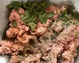 つなぎなしソースなし 肉々香草ハンバーグ作り方7写真