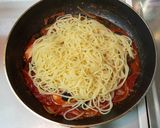 秋鮭とブラックオリーブのパスタ作り方9写真