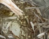 豚こまとゴボウの味噌ダレつくね作り方1写真