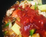 鶏肉といろいろ野菜のあまからトマト缶炒め作り方2写真