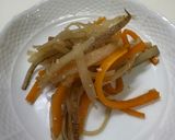 大根の皮のきんぴら作り方4写真
