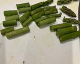 しめじとアスパラのバター醤油炒め🍄作り方1写真