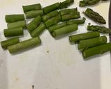 しめじとアスパラのバター醤油炒め🍄作り方1写真