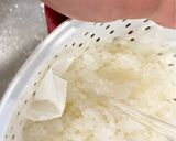 きのこの香り豊かな玉子雑炊作り方1写真