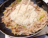 簡単!もやしたっぷり焼きラーメン風そうめん作り方5写真
