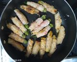 とろ茄子とオクラの柔らか味噌ダレ肉巻き作り方6写真