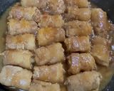 豚肉巻の玉ねぎ炒め盛り作り方5写真