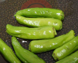 わかめとしし唐のごま油炒め作り方2写真