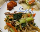 ごま油香るオイスター焼きそば作り方8写真