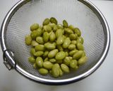 簡単！巻かないだし巻き卵　枝豆たっぷり作り方1写真