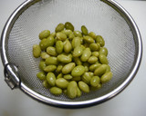 簡単！巻かないだし巻き卵　枝豆たっぷり作り方1写真