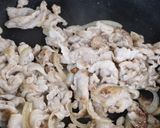 豚こまと舞茸のすき焼き風甘辛炒め作り方3写真