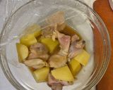 レンジ簡単☆お弁当☆鶏とじゃがいもの照煮作り方5写真