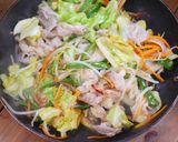 10倍おいしい漬け焼きの♪肉野菜炒め🍚作り方6写真