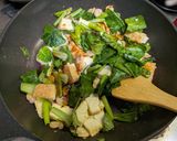 絹ごし厚揚げと小松菜のオイスター炒め作り方6写真