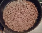 簡単⭐︎挽き肉とほうれん草のカレー風味炒め作り方1写真