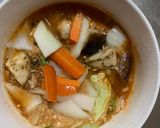肉無豆腐簡単アジアンソース味白菜野菜炒め作り方14写真