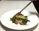 菜の花と蛤とホタルイカのパスタ作り方23写真