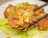 香味ねぎダレでいただく鶏唐揚げ作り方9写真