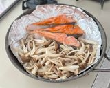【ワンパンおかず】鮭ときのこのチーズ焼き作り方4写真