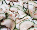 冷たくして☆ズッキーニの酢醤油おかか和え作り方3写真