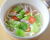 餃子をキャベツで巻いて野菜たっぷりスープ作り方5写真