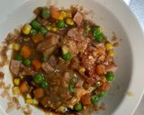 レンジシーフードレモン和風オムライス弁当作り方5写真