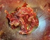 牛肉とピーマンのオイスターソース炒め作り方1写真