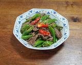 牛肉と甘長唐辛子のオイスター炒め作り方6写真