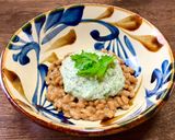 パクチー風味の豆腐と納豆の和え物作り方9写真