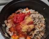 簡単！！栄養抜群！！豚肉と大豆のトマト煮作り方4写真