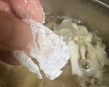 簡単!つるりん鶏胸肉と3種のきのこ和風スープ作り方6写真