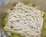 ニラ玉チーズおうどん作り方3写真