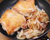 はちみつ玉ねぎ甘～い🤩照り焼きチキン💖作り方4写真