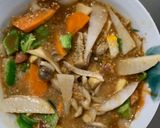 お一人様野菜たっぷり上海風焼きそば味炒飯作り方12写真