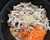 牛肉大和煮缶の炊き込みご飯作り方3写真