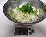 卵なし　ふわトロっ　豚チーズ　お好み焼き作り方3写真